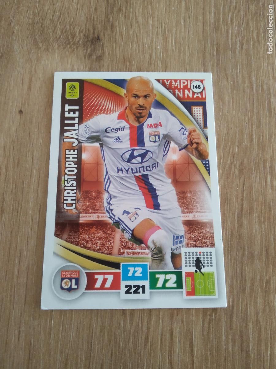 Cromos de F&uacute;tbol: 146 JALLET O. LYON CROMO FUTBOL PANINI LIGA FRANCIA 2016-2017 FOOT LIGUE 1 ADRENALYN 16-17
