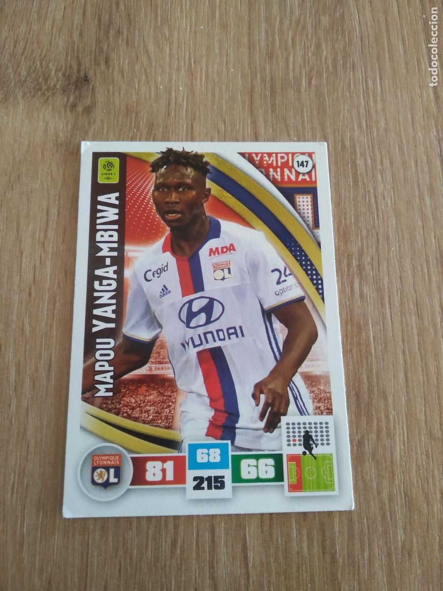 Cromos de F&uacute;tbol: 147 YANGA-MBIWA O. LYON CROMO FUTBOL PANINI LIGA FRANCIA 2016-2017 FOOT LIGUE 1 ADRENALYN 16-17