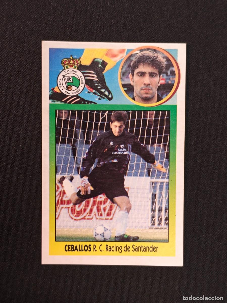 Fu&szlig;ball-Sticker: CROMO LIGA ESTE CEBALLOS RACING SANTANDER NUNCA PEGADO SIN PEGAR 93 94 1993 1994 RA526