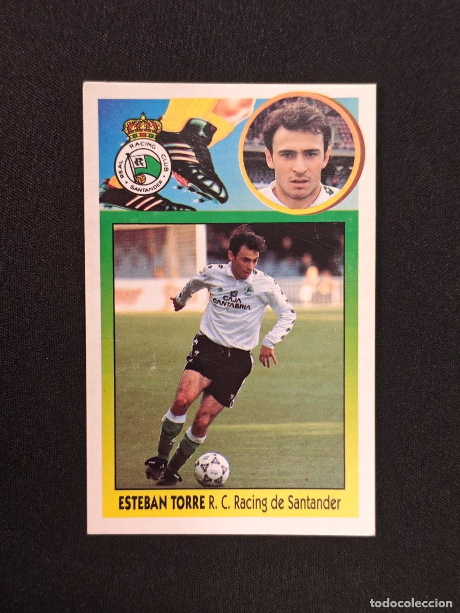 Figurine di Calcio: CROMO LIGA ESTE ESTEBAN TORRE RACING SANTANDER NUNCA PEGADO SIN PEGAR 93 94 1993 1994 RA526