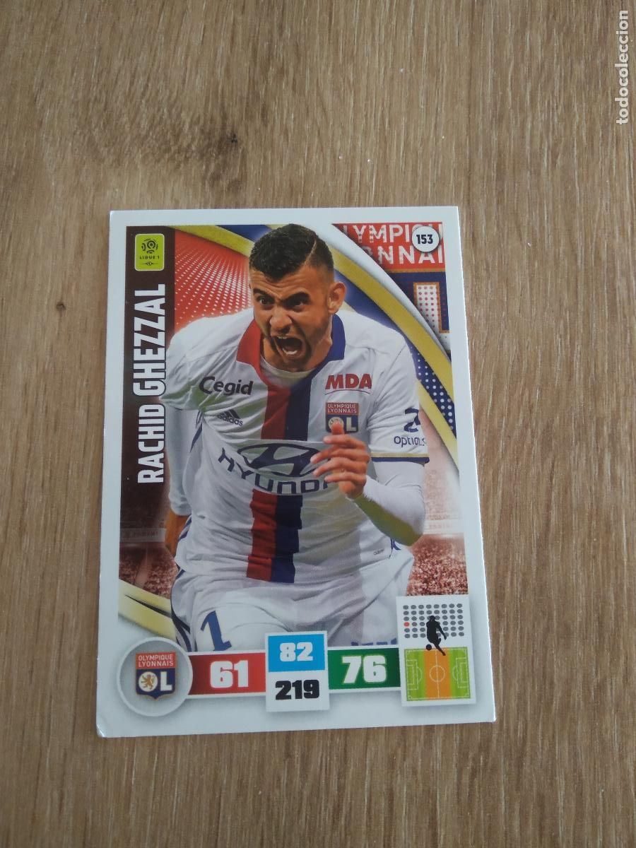 Football Stickers: 153 GHEZZAL O. LYON CROMO FUTBOL PANINI LIGA FRANCIA 2016-2017 FOOT LIGUE 1 ADRENALYN 16-17