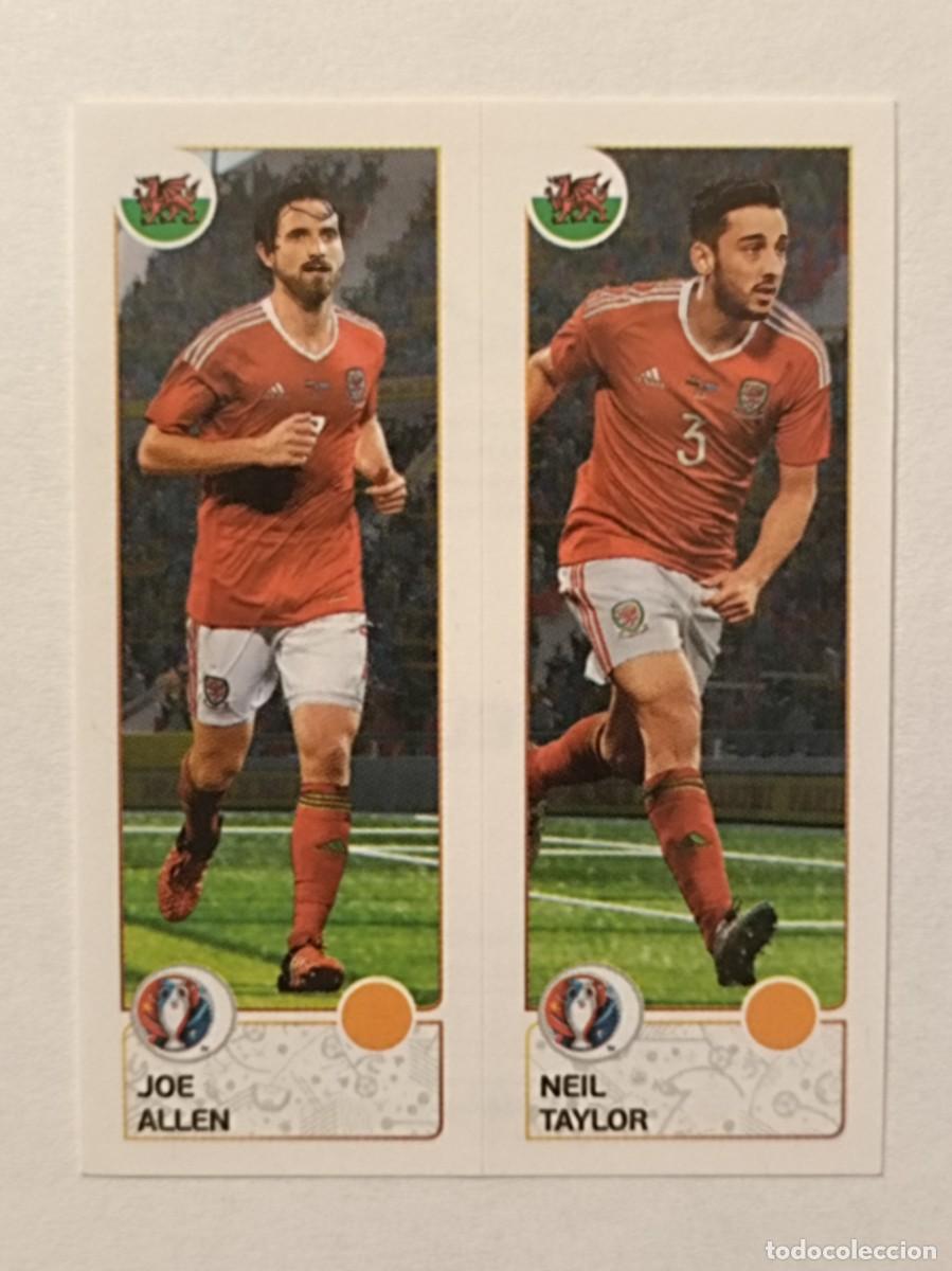 Football Stickers: #205 ALLEN-TAYLOR (GALES) EURO FRANCIA 2016 PANINI