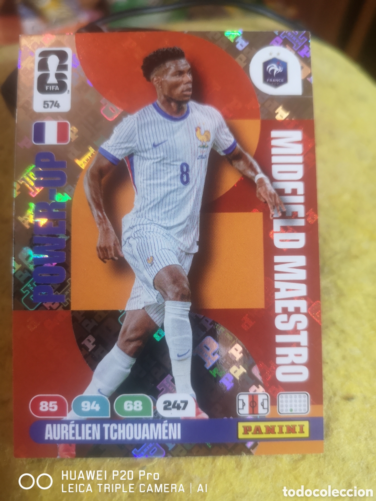 Figurine di Calcio: ADRENALYN XL FIFA WORLD CUP 2026 MIDFIELD MAESTRO POWER - UP TCHOUAMENI 575 FRANCIA