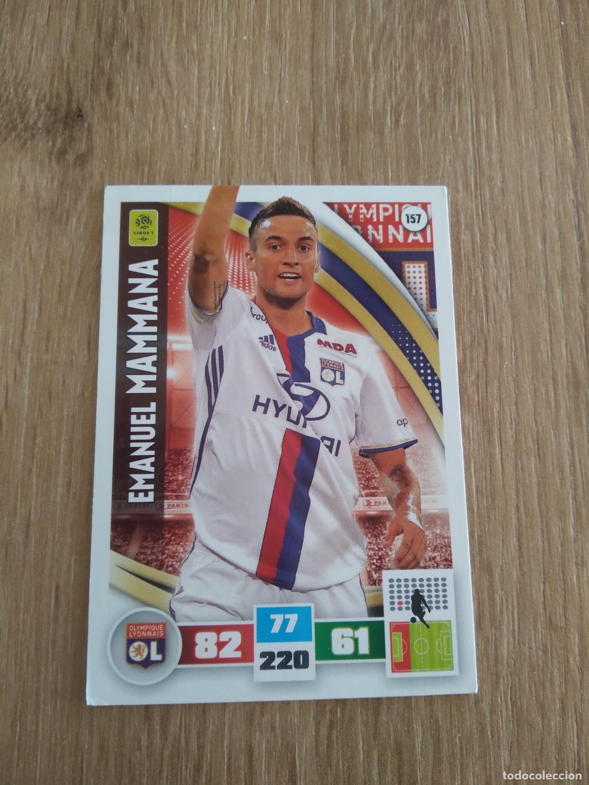 Figurine di Calcio: 157 MAMMANA O. LYON CROMO FUTBOL PANINI LIGA FRANCIA 2016-2017 FOOT LIGUE 1 ADRENALYN 16-17