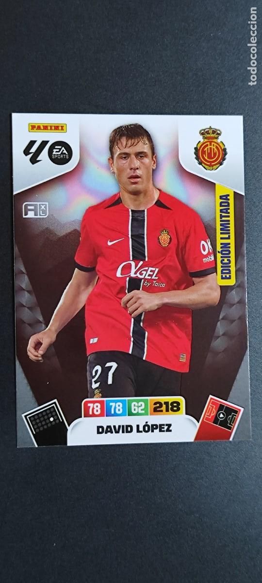 Figurine di Calcio: ADRENALYN XL LA LIGA 25/26 CARD EDICION LIMITADA DAVID LOPEZ MALLORCA # PANINI