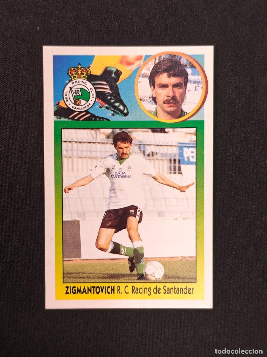 Figurine di Calcio: CROMO LIGA ESTE ZIGMANTOVICH CARTON RACING SANTANDER NUNCA PEGADO SIN PEGAR 93 94 1993 1994 RA526