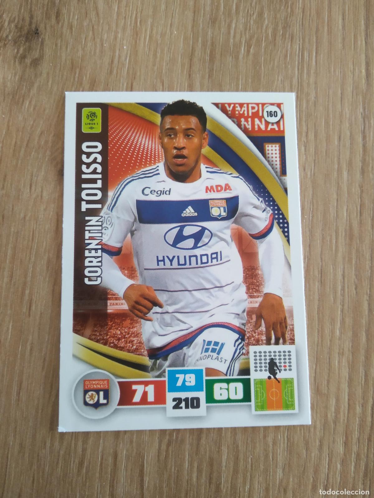 Football Stickers: 160 TOLISSO O. LYON CROMO FUTBOL PANINI LIGA FRANCIA 2016-2017 FOOT LIGUE 1 ADRENALYN 16-17