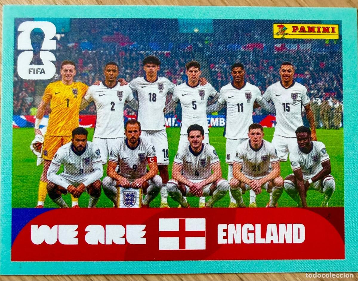 Football Stickers: ENG13 ENG 13 PLANTILLA INGLATERRA MUNDIAL FIFA WORLD CUP 2026 26 STICKER CROMO PANINI SIN PEGAR