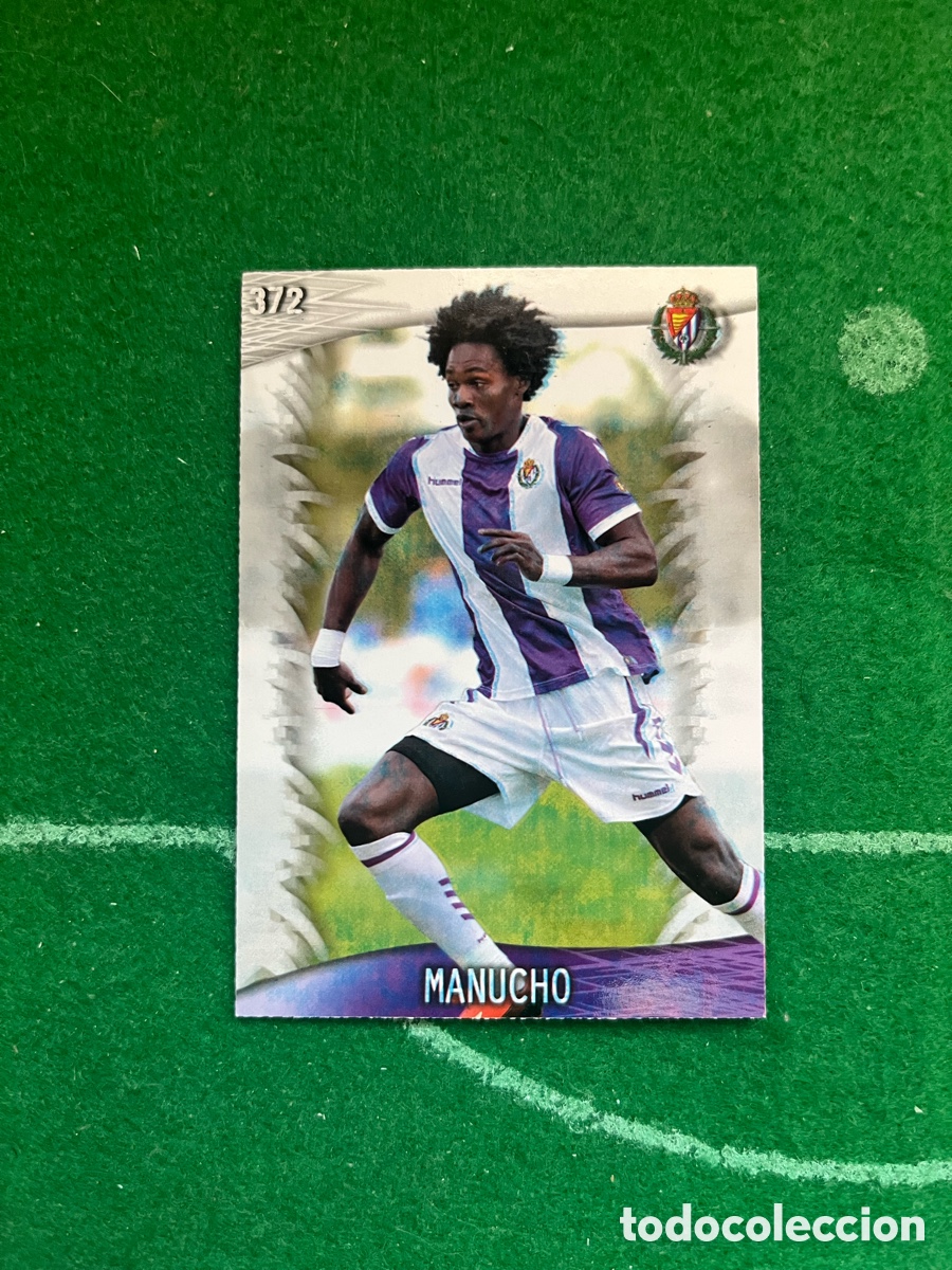 Cartes &agrave; collectionner de Football: 372 MANUCHO REAL VALLADOLID LAS FICHAS DE LA LIGA 2013 2014 MUNDICROMO