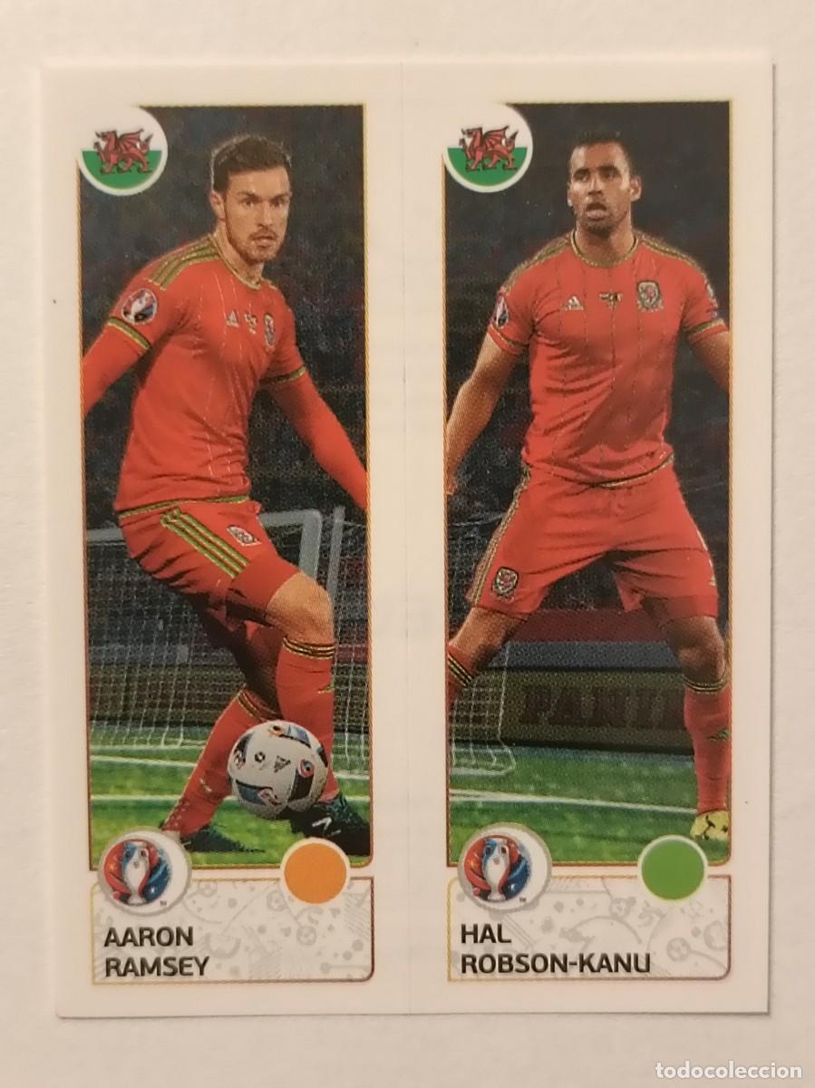 Cartes &agrave; collectionner de Football: #206 RAMSEY-ROBSON-KANU (GALES) EURO FRANCIA 2016 PANINI