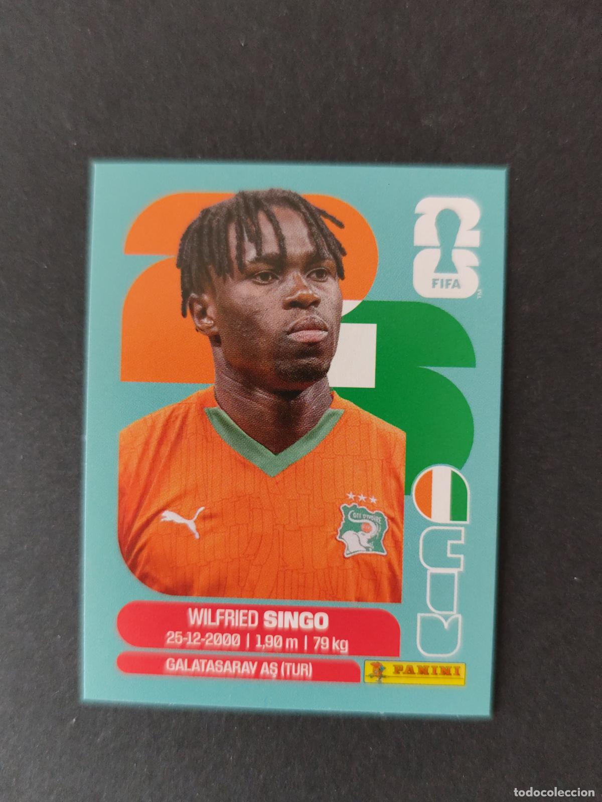 Cartes &agrave; collectionner de Football: CIV4 WILFRIED SINGO 4 COSTA DE MARFIL MUNDIAL FIFA WORLD CUP 2026 STICKER PANINI SIN PEGAR