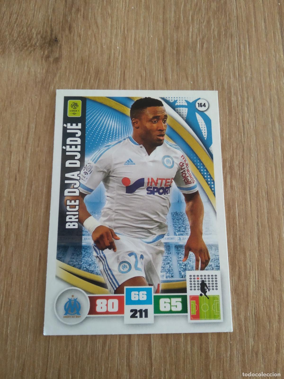 Football Stickers: 164 DJA DJEDJE O. MARSELLA CROMO FUTBOL PANINI LIGA FRANCIA 2016-2017 FOOT LIGUE 1 ADRENALYN 16-17