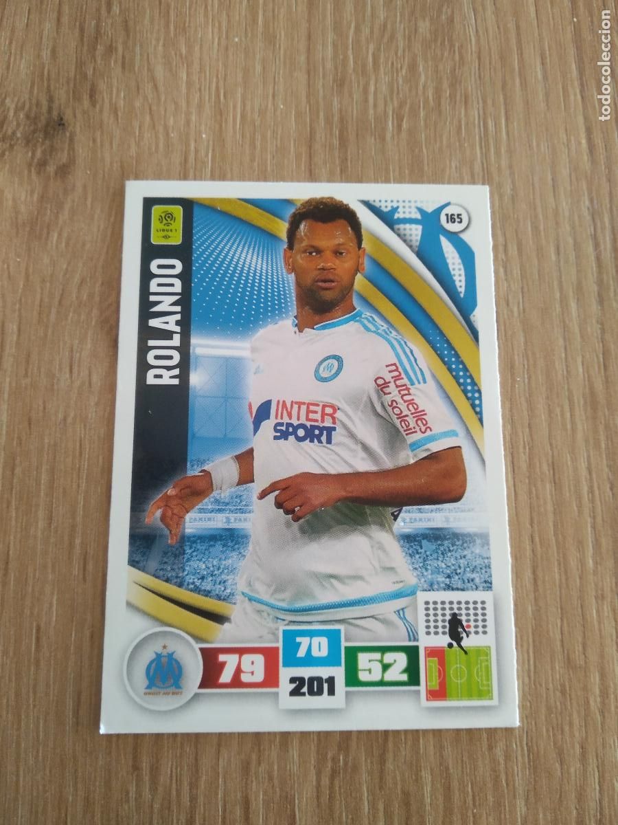 Cromos de F&uacute;tbol: 165 ROLANDO O. MARSELLA CROMO FUTBOL PANINI LIGA FRANCIA 2016-2017 FOOT LIGUE 1 ADRENALYN 16-17