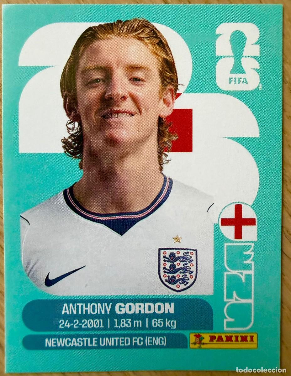 Football Stickers: ENG15 ENG 15 ANTHONY GORDON INGLATERRA MUNDIAL FIFA WORLD CUP 2026 26 STICKER CROMO PANINI SIN PEGAR