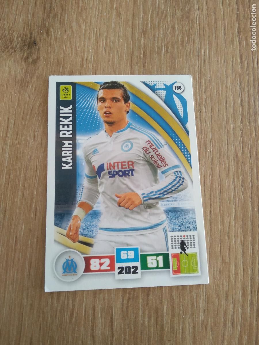 Football Stickers: 166 KARIM REKIK O. MARSELLA CROMO FUTBOL PANINI LIGA FRANCIA 2016-2017 FOOT LIGUE 1 ADRENALYN 16-17