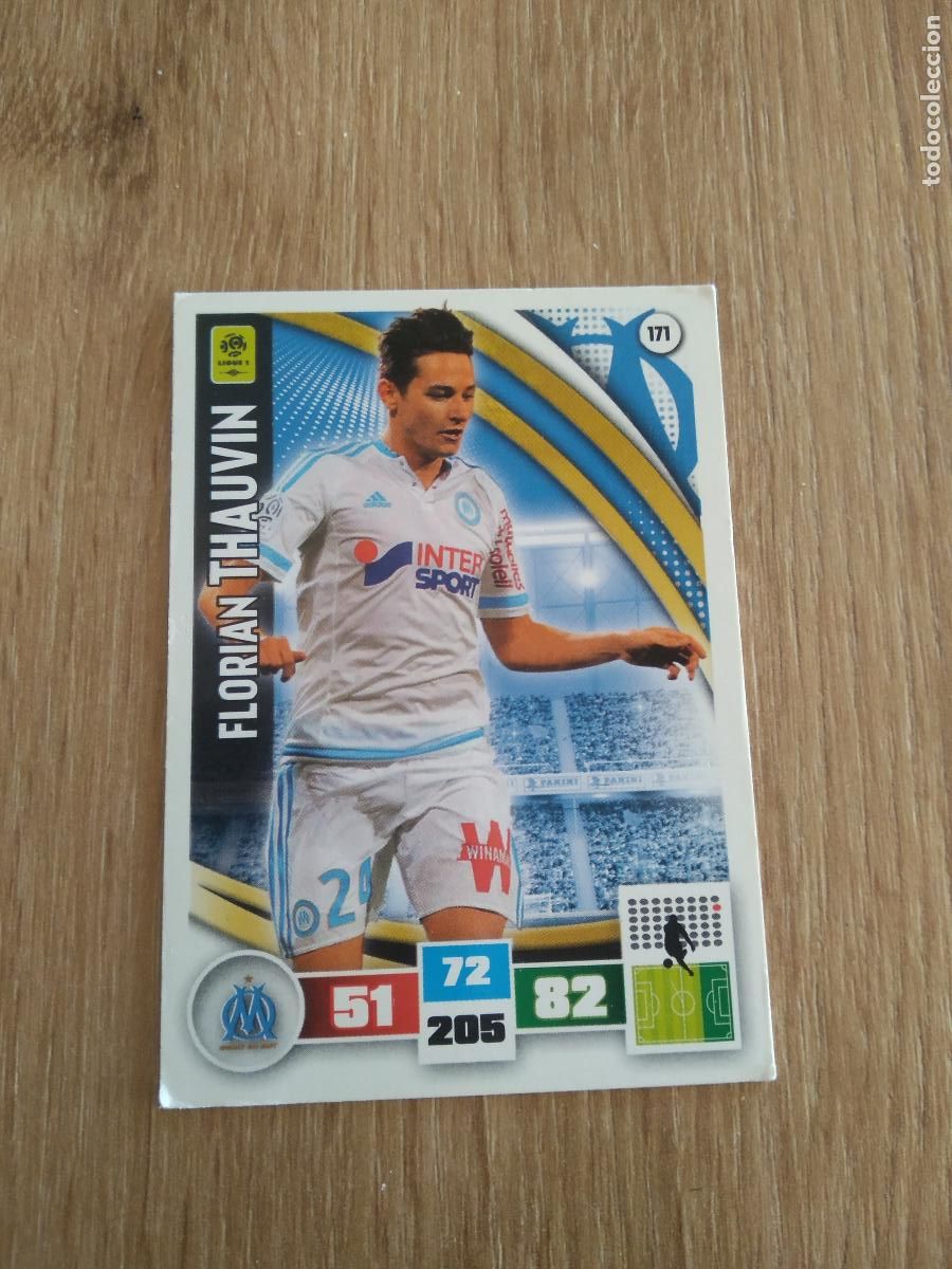 Cromos de F&uacute;tbol: 171 THAUVIN O. MARSELLA CROMO FUTBOL PANINI LIGA FRANCIA 2016-2017 FOOT LIGUE 1 ADRENALYN 16-17