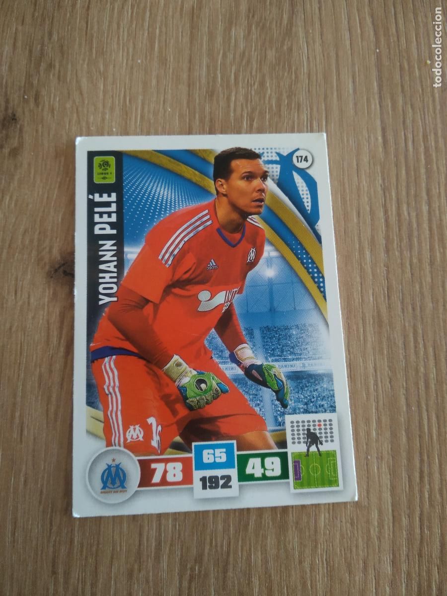 Cartes &agrave; collectionner de Football: 174 YOHANN PELE O. MARSELLA CROMO FUTBOL PANINI LIGA FRANCIA 2016-2017 FOOT LIGUE 1 ADRENALYN 16-17