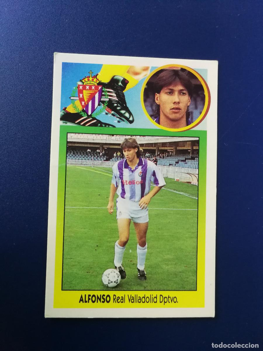 Football Stickers: Alfonso Baja Real Valladolid, editorial Este 1993-94, Este 93/94, despegado