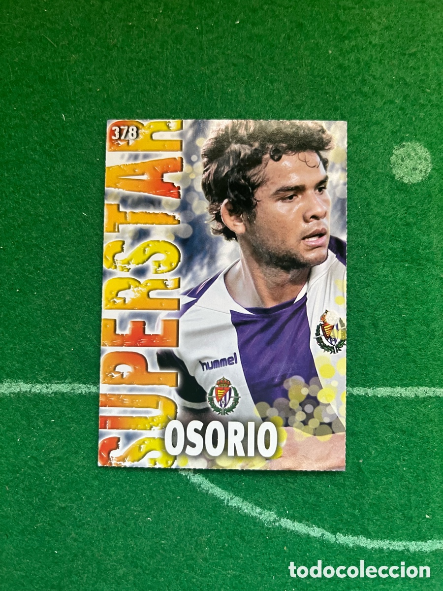 Cartes &agrave; collectionner de Football: 378 OSORIO REAL VALLADOLID LAS FICHAS DE LA LIGA 2013 2014 MUNDICROMO SUPERSTAR