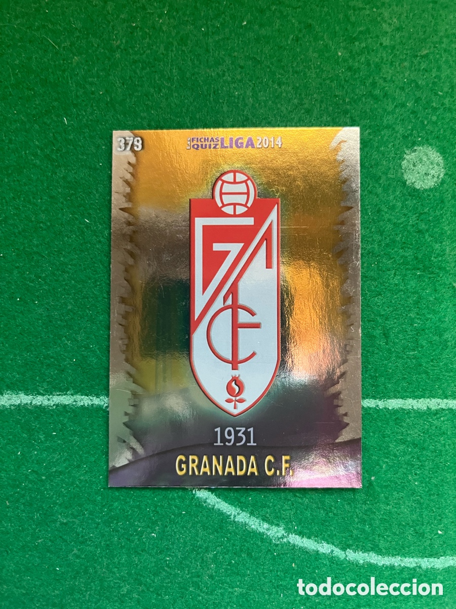 Cromos de F&uacute;tbol: 379 GRANADA LAS FICHAS DE LA LIGA 2013 2014 MUNDICROMO ESCUDO