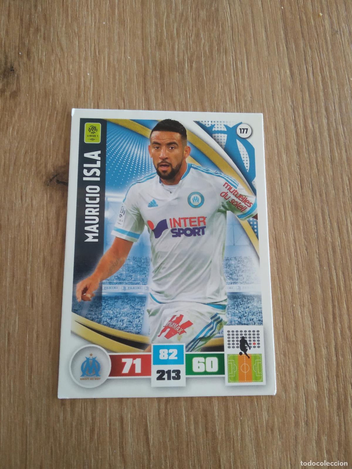 Cromos de F&uacute;tbol: 177 MAURICIO ISLA O MARSELLA CROMO FUTBOL PANINI LIGA FRANCIA 2016-2017 FOOT LIGUE 1 ADRENALYN 16-17