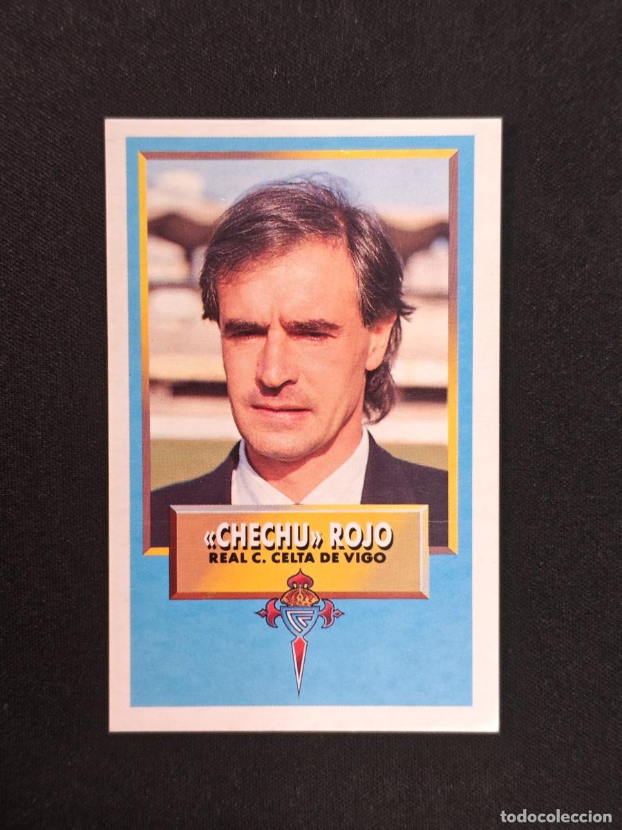 Fu&szlig;ball-Sticker: CROMO LIGA ESTE ENTRENADOR CHECHU ROJO CELTA VIGO NUNCA PEGADO SIN PEGAR 93 94 1993 1994 RA526