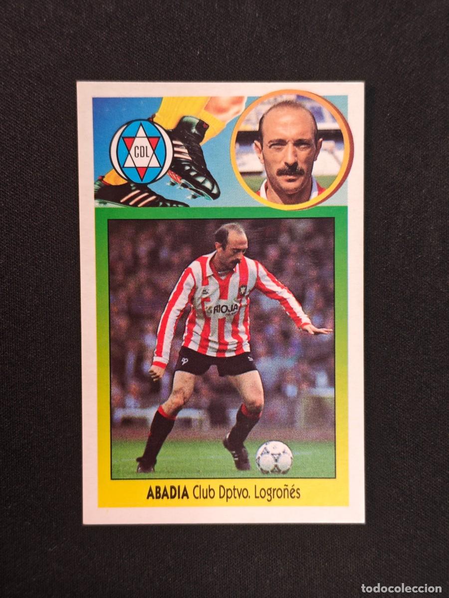 Fu&szlig;ball-Sticker: CROMO LIGA ESTE ABADIA LOGRO&Ntilde;ES NUNCA PEGADO SIN PEGAR 93 94 1993 1994 RA526