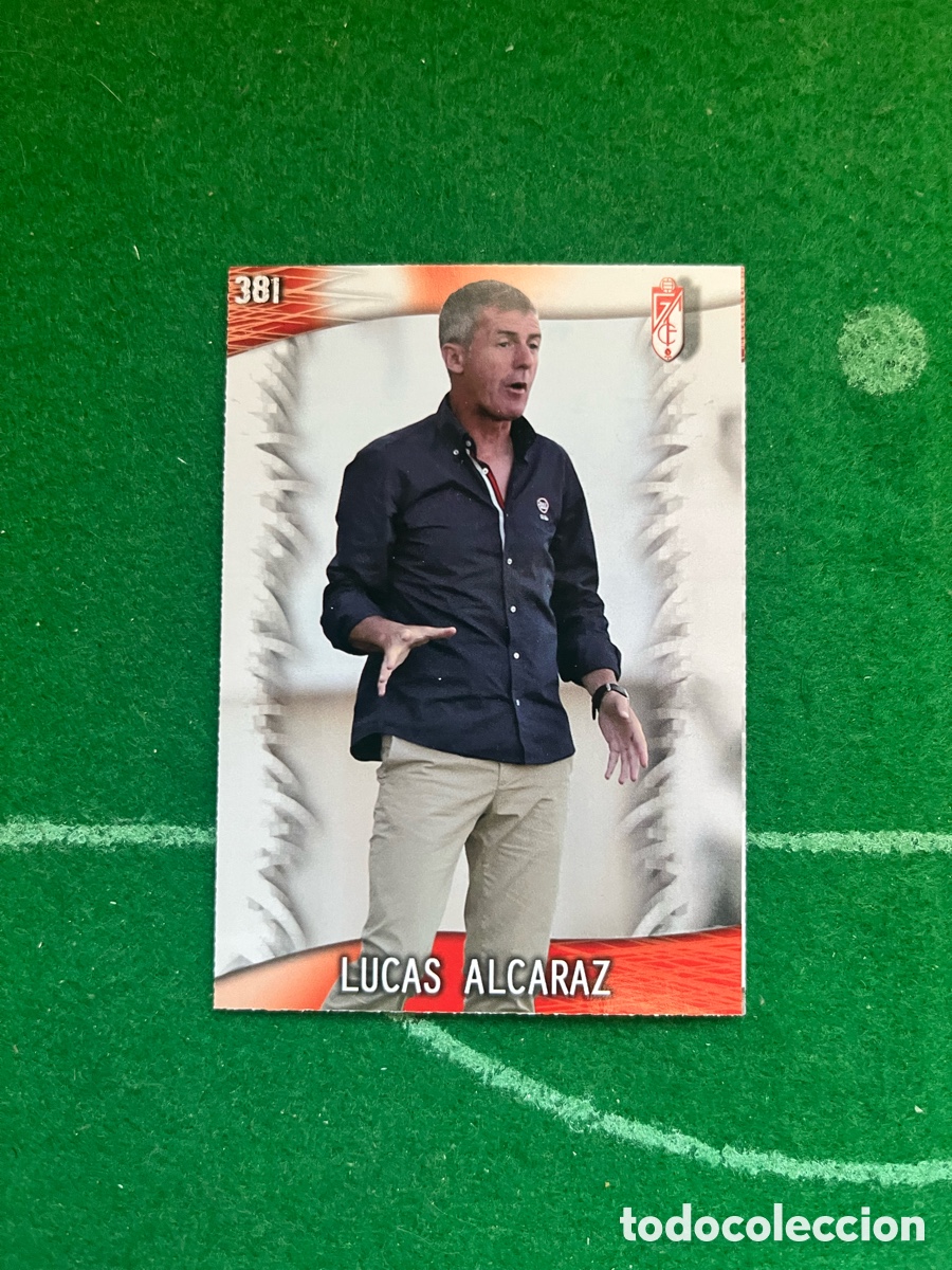 Cromos de F&uacute;tbol: 381 LUCAS ALCARAZ GRANADA LAS FICHAS DE LA LIGA 2013 2014 MUNDICROMO ENTRENADOR