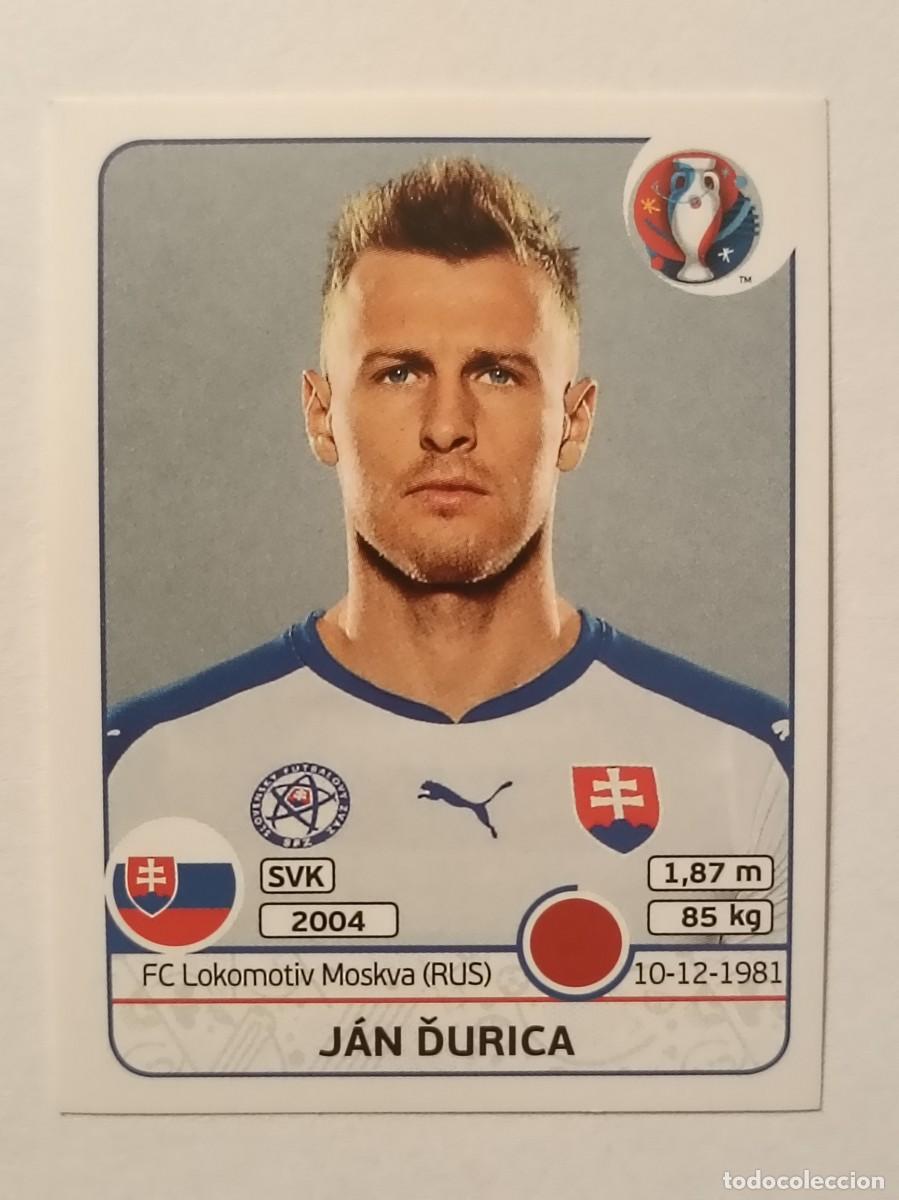 Cromos de F&uacute;tbol: #214 JAN DURICA (ESLOVAQUIA) EURO FRANCIA 2016 PANINI