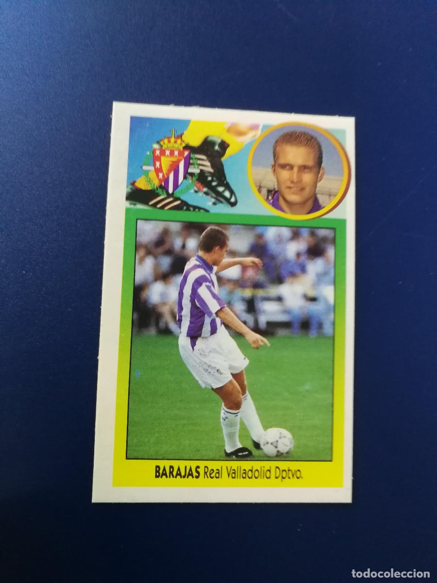 Football Stickers: Barajas Coloca Real Valladolid, editorial Este 1993-94, Este 93/94, despegado