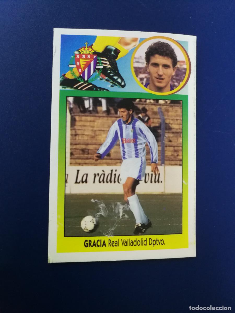 Football Stickers: Gracia Coloca Real Valladolid, editorial Este 1993-94, Este 93/94, despegado
