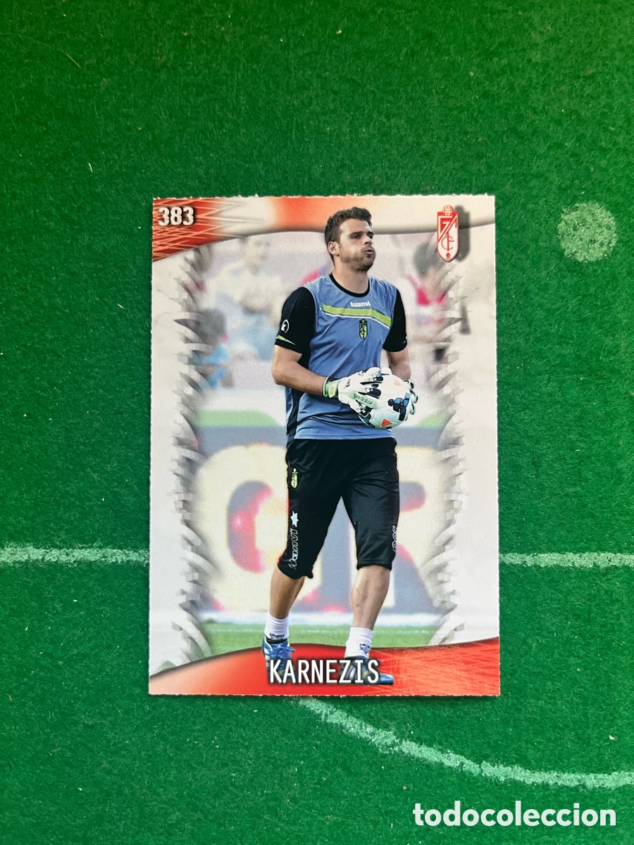 Cromos de F&uacute;tbol: 383 KARNEZIS GRANADA LAS FICHAS DE LA LIGA 2013 2014 MUNDICROMO
