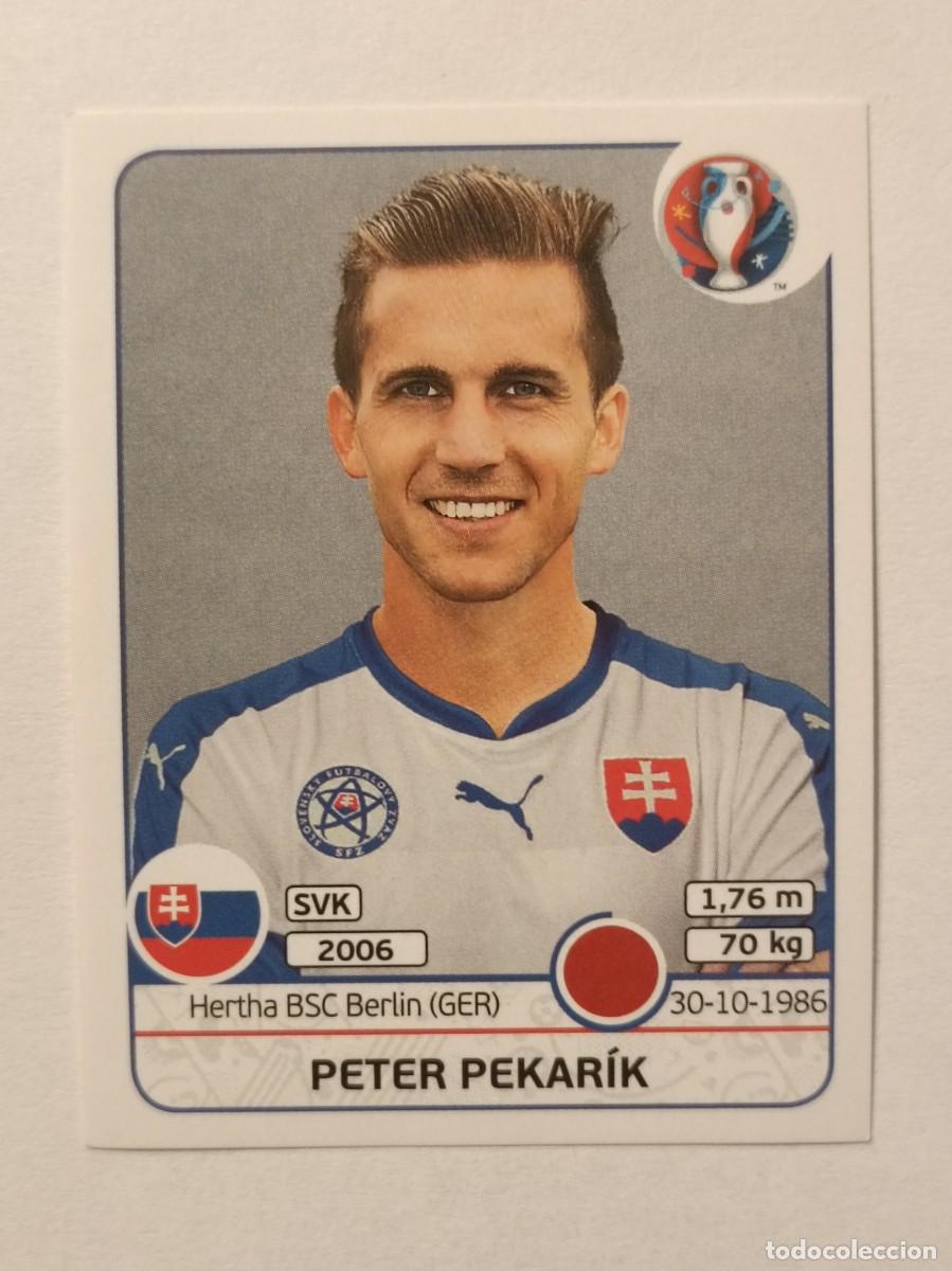 Cromos de F&uacute;tbol: #218 PETER PEKARIK (ESLOVAQUIA) EURO FRANCIA 2016 PANINI