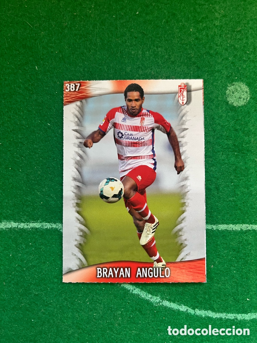 Cromos de F&uacute;tbol: 387 BRAYAN ANGULO GRANADA LAS FICHAS DE LA LIGA 2013 2014 MUNDICROMO