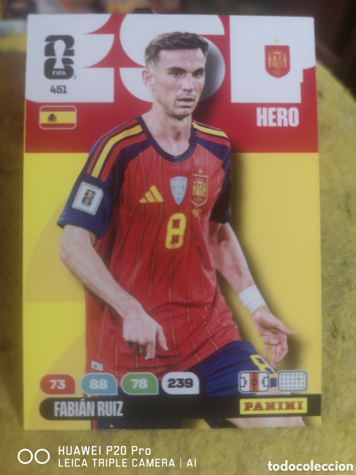 Cromos de F&uacute;tbol: ADRENALYN XL FIFA WORLD CUP 2026 FABIAN RUIZ HERO - ESPA&Ntilde;A 451