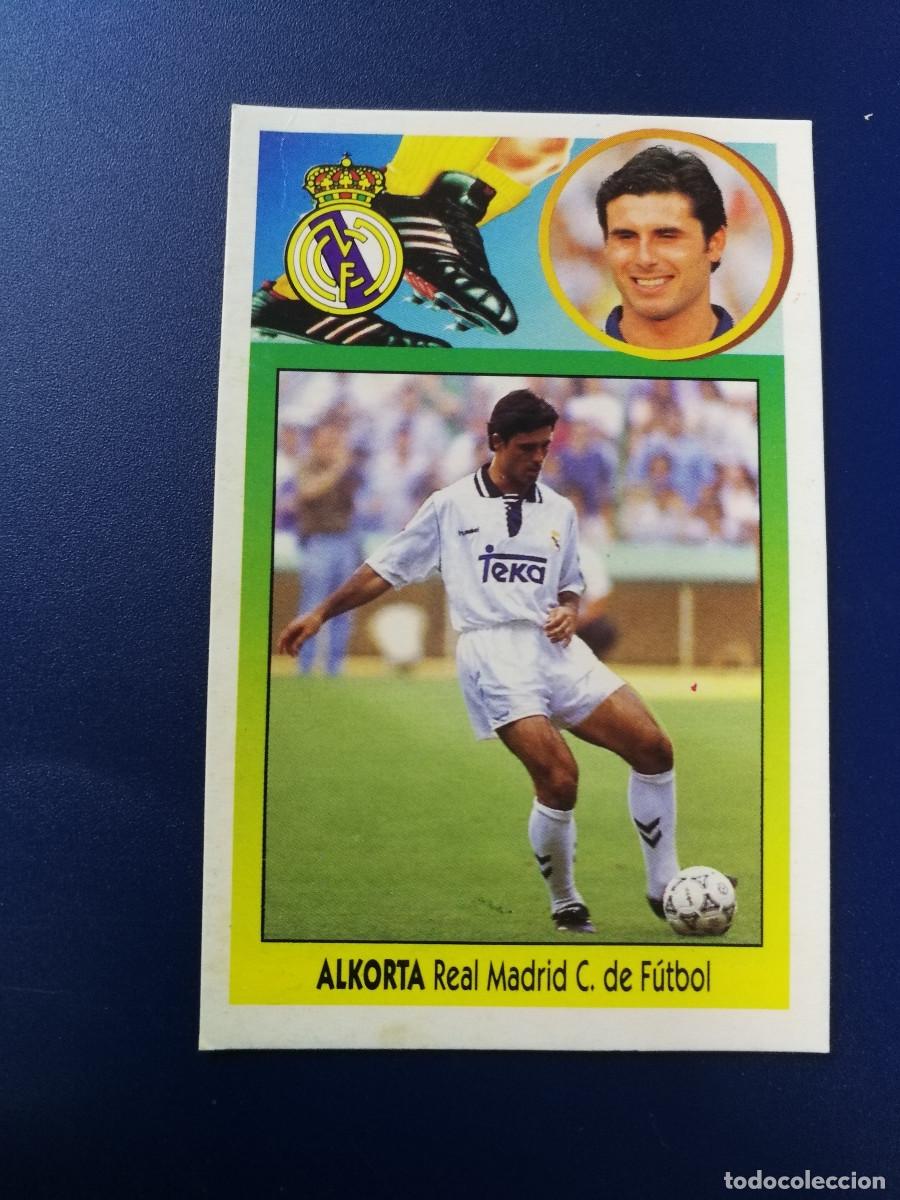 Cromos de F&uacute;tbol: Alkorta Coloca Real Madrid editorial Este 1993-94, Este 93/94, despegado