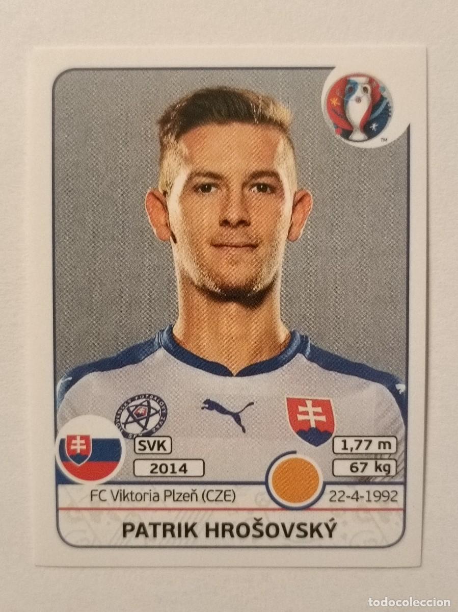Cromos de F&uacute;tbol: #221 PATRIK HROSOVSKY (ESLOVAQUIA) EURO FRANCIA 2016 PANINI