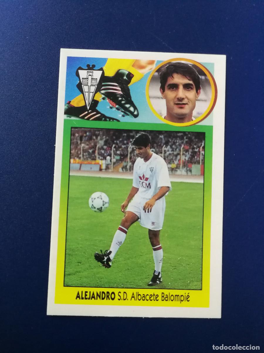Football Stickers: Alejandro Coloca SD Albacete editorial Este 1993-94, Este 93/94, despegado