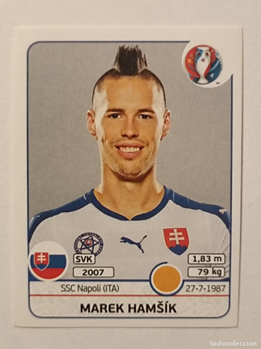 Cromos de F&uacute;tbol: #225 MAREK HAMSIK (ESLOVAQUIA) EURO FRANCIA 2016 PANINI