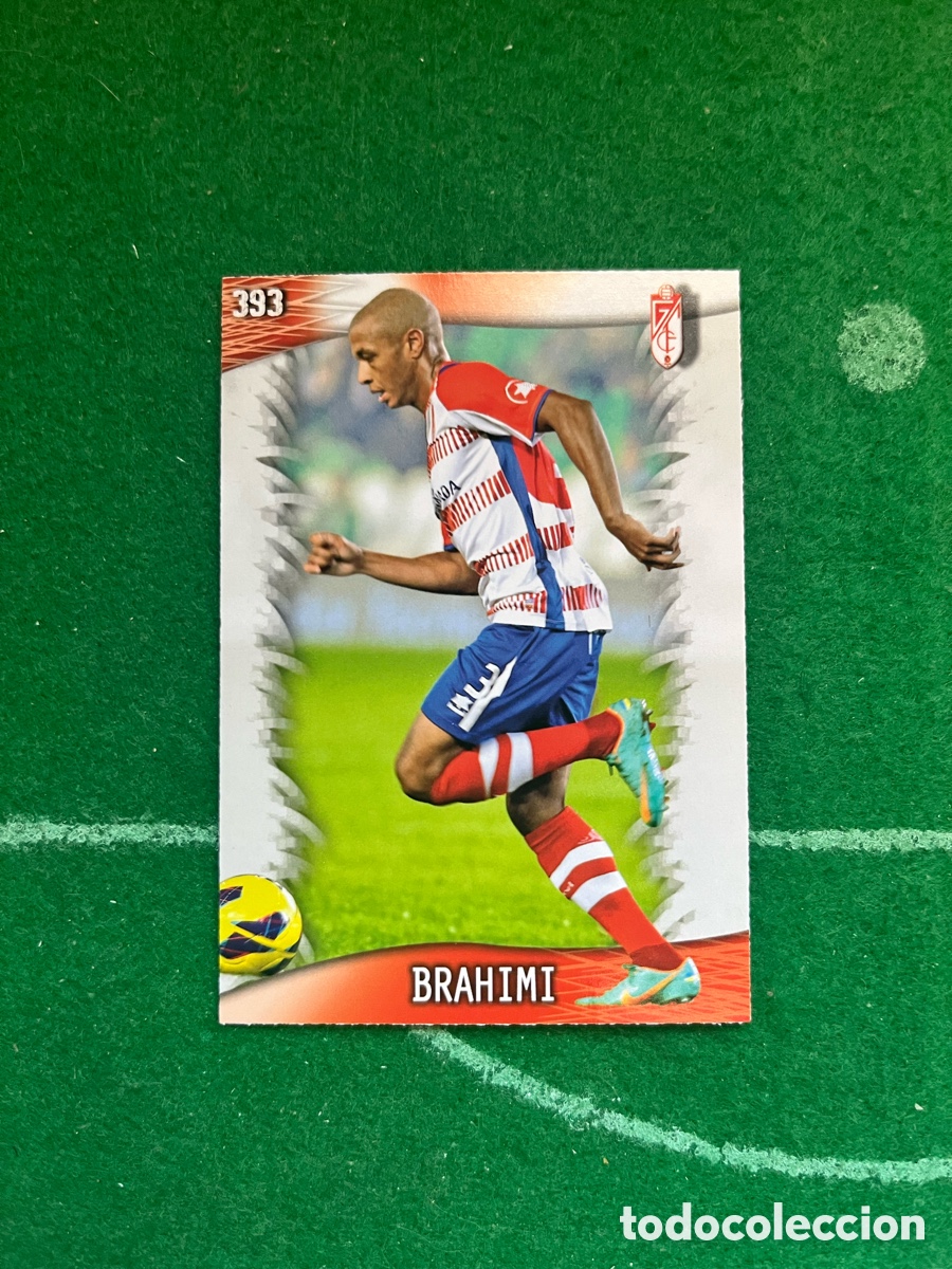 Cromos de F&uacute;tbol: 393 BRAHIMI GRANADA LAS FICHAS DE LA LIGA 2013 2014 MUNDICROMO