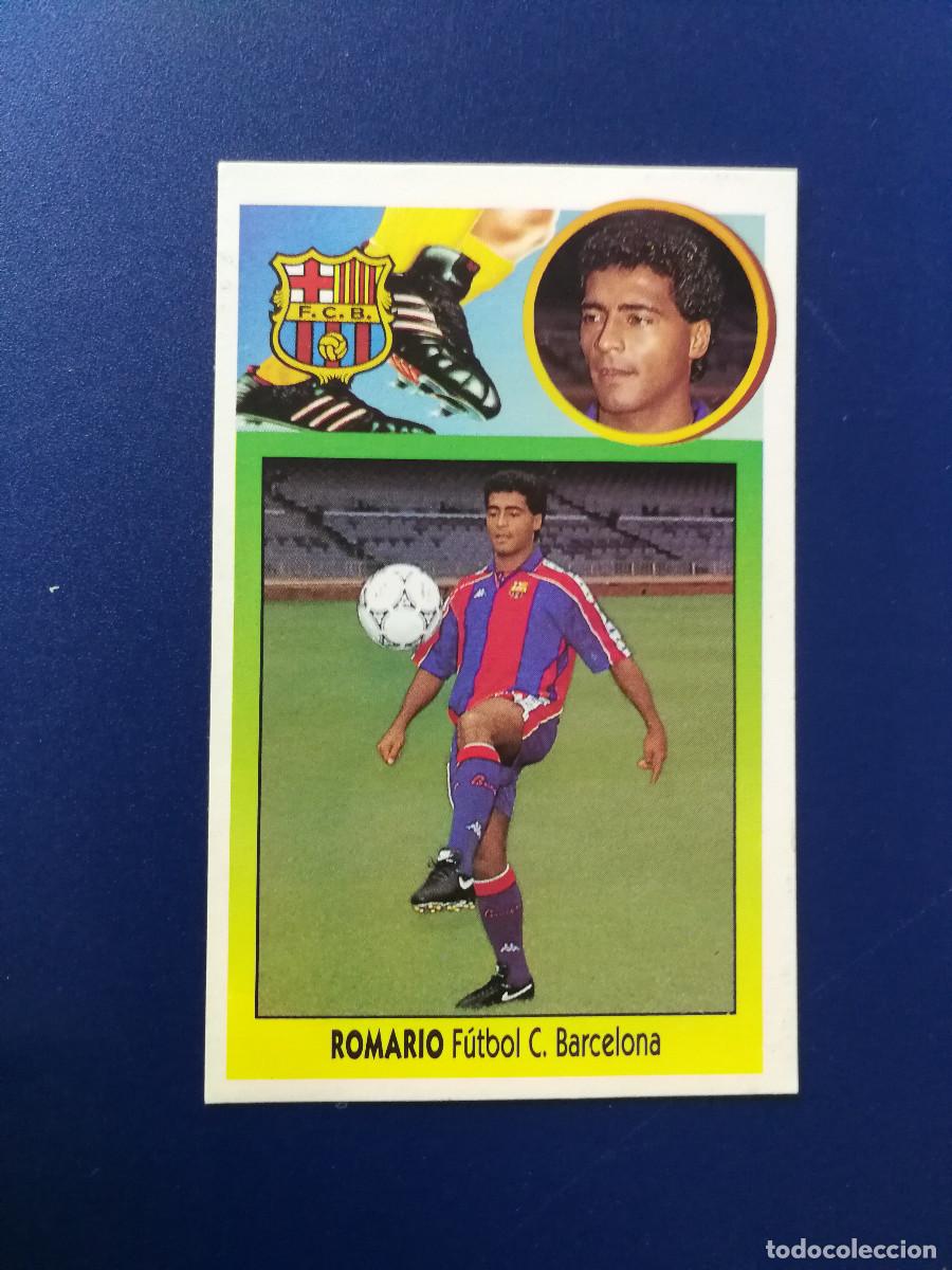 Cromos de F&uacute;tbol: Romario Coloca FC Barcelona editorial Este 1993-94, Este 93/94, despegado