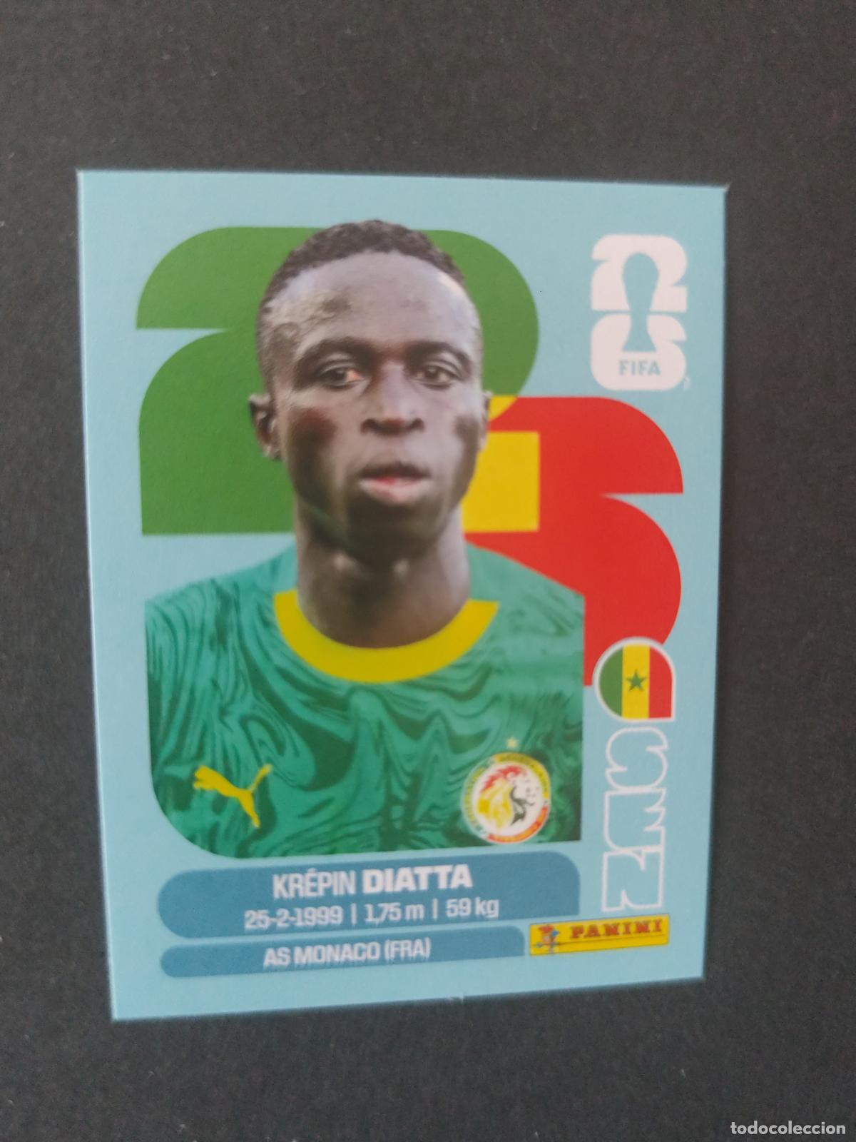Cromos de Futebol: SEN20 KR&Eacute;PIN DIATTA 20 SENEGAL MUNDIAL FIFA WORLD CUP 2026 STICKER PANINI SIN PEGAR