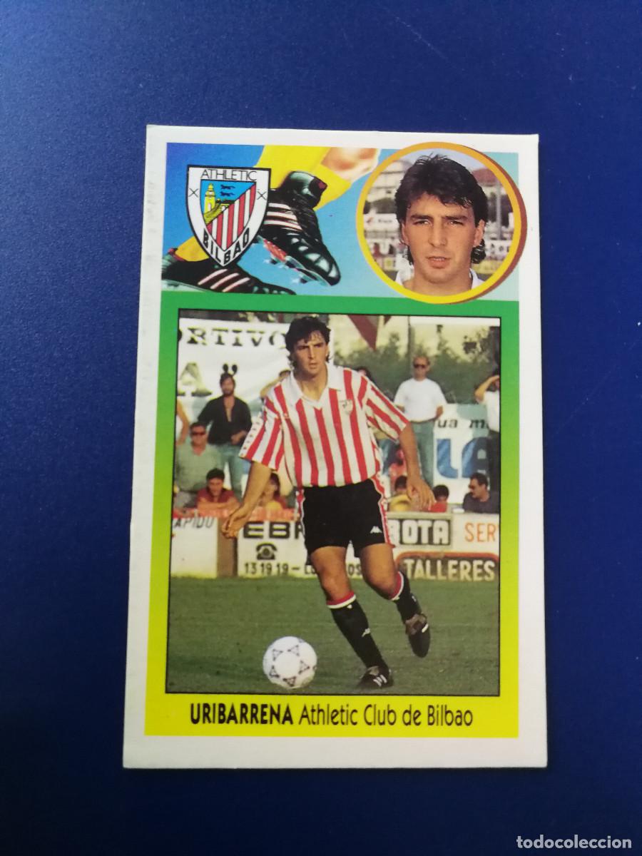 Football Stickers: Uribarrena Coloca At de Bilbao editorial Este 1993-94, Este 93/94, despegado