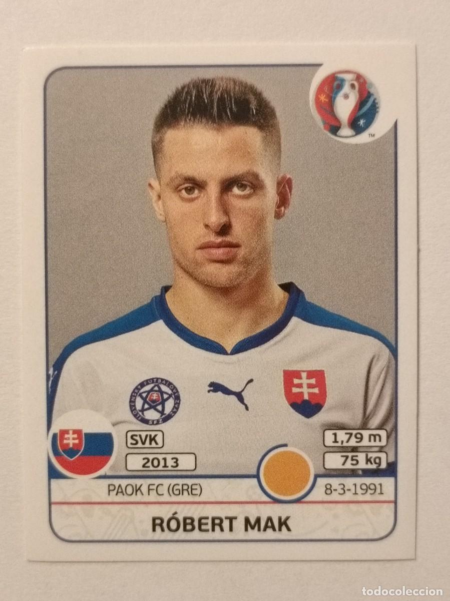 Cromos de Futebol: #226 ROBERT MAK (ESLOVAQUIA) EURO FRANCIA 2016 PANINI