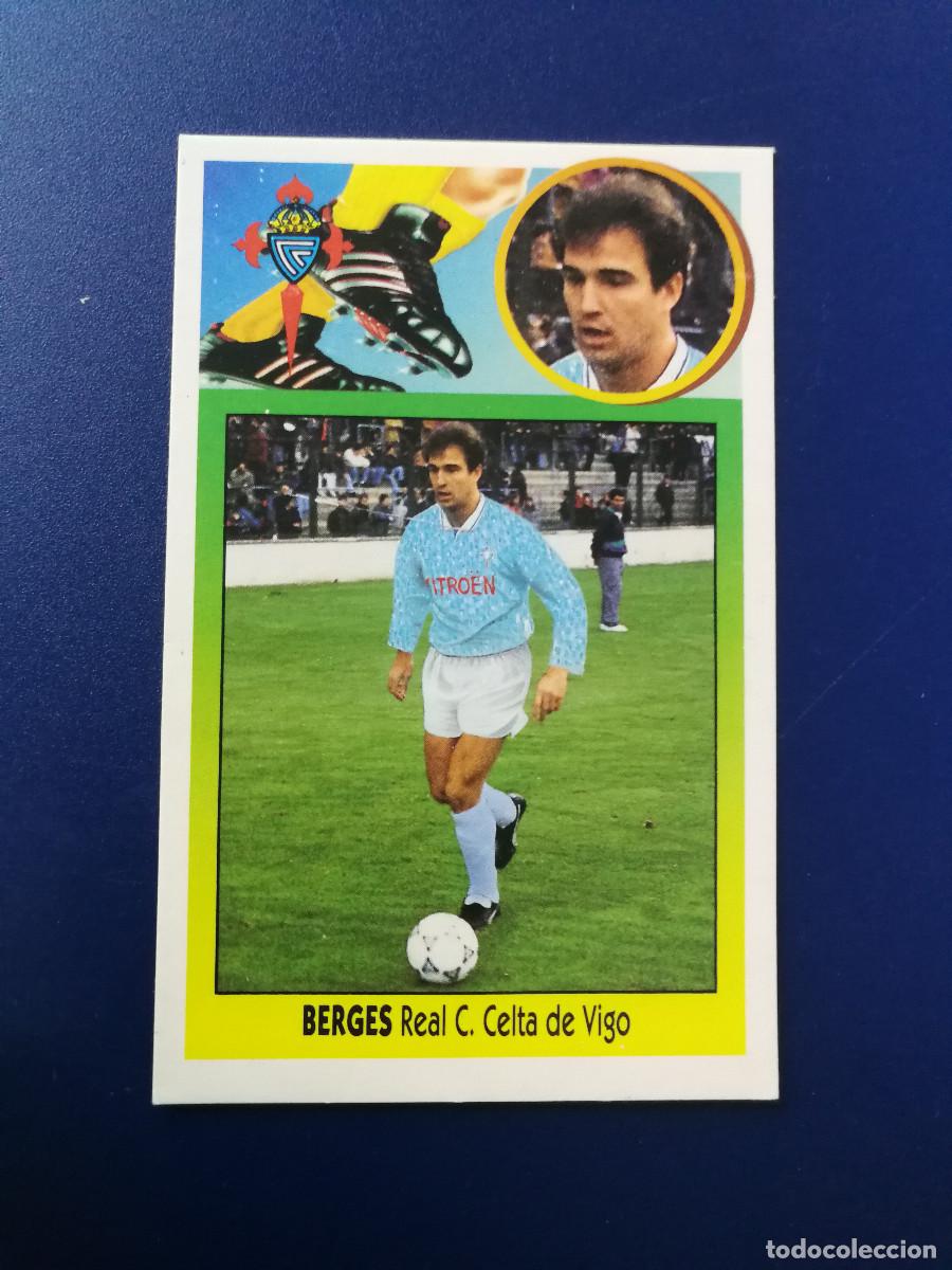Football Stickers: Berges Coloca Celata De Vigo editorial Este 1993-94, Este 93/94, despegado
