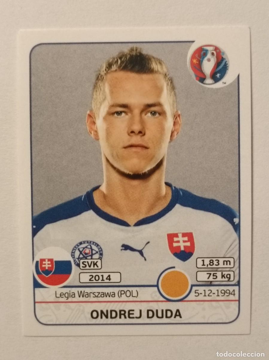 Cromos de Futebol: #227 ONDREJ DUDA (ESLOVAQUIA) EURO FRANCIA 2016 PANINI