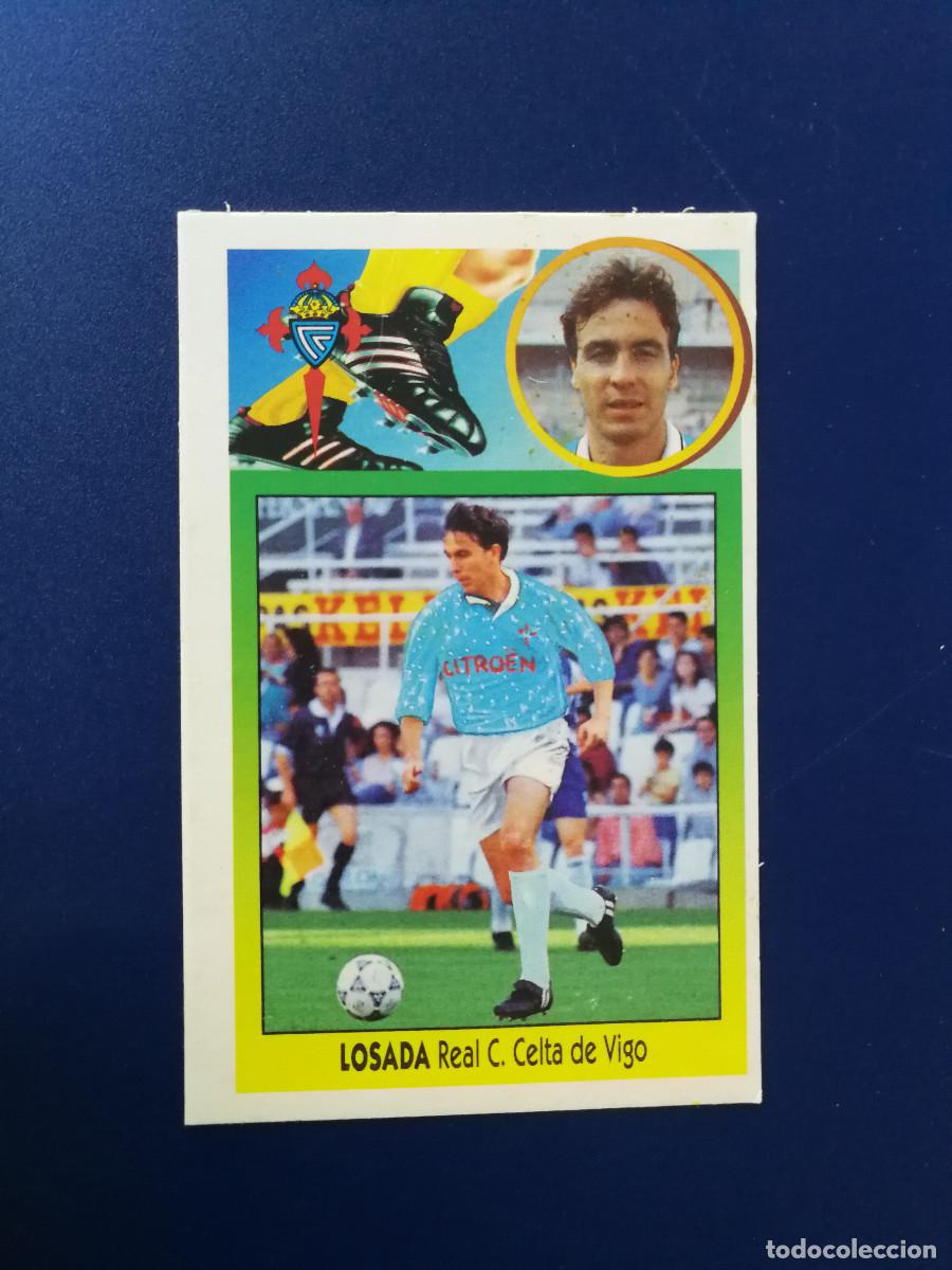 Football Stickers: Losada Coloca Celata De Vigo editorial Este 1993-94, Este 93/94, despegado