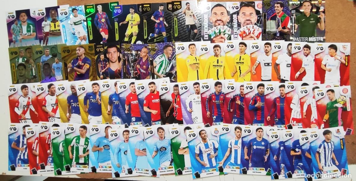 Cromos de Futebol: ADRENALYN XL LA LIGA 25/26 LOTE DE 57 CARTAS CON ESPECIALES, BALON DE ORO Y FIRMADA DE FERRAN TORRES