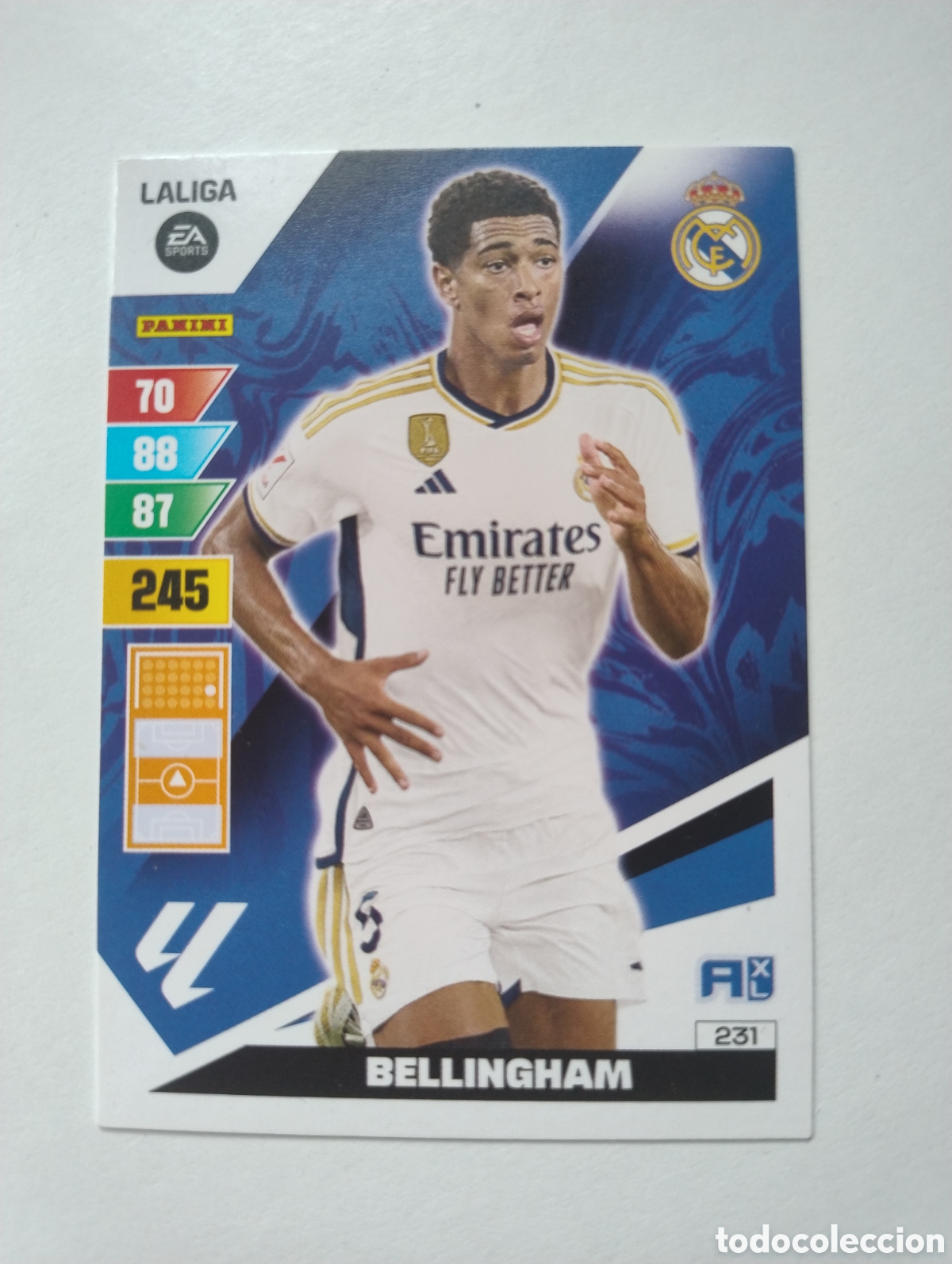 Cartes &agrave; collectionner de Football: 231 - Bellingham - Real Madrid - Adrenalyn XL Liga 2023 - 2024