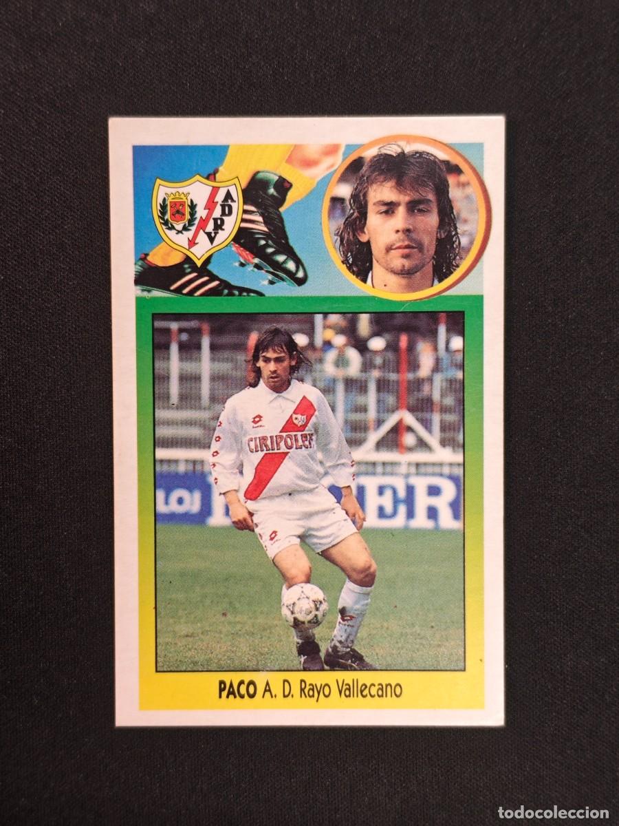 Cromos de F&uacute;tbol: CROMO LIGA ESTE PACO CARTON RAYO VALLECANO NUNCA PEGADO SIN PEGAR 93 94 1993 1994 RA526